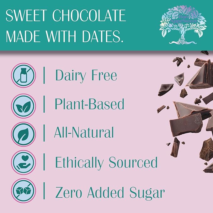 Bon Appesweet Date Sweetened Chocolate Bar - Darker Variety Pack | 2.2 Ounce (Pack of 3) | Organic Zero Added Sugar 70-85% Cacao Plant Based Dairy Free and Guilt Free!