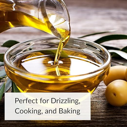 DeLallo Extra Virgin Olive Oil Made in Italy Bulk Size Container Made with Cold Pressed Olives Non-GMO Kosher Vegan All Natural 3 Liter Can
