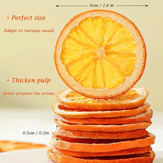 Dried Orange Slices Dehydrated 1lb &amp 16oz Bulk Dried Orange Slices For Crafts/Simmer Pot-pourri/Garland/Cocktails/Christmas Tree Ornaments Decorating Business/Bar/Family DIY