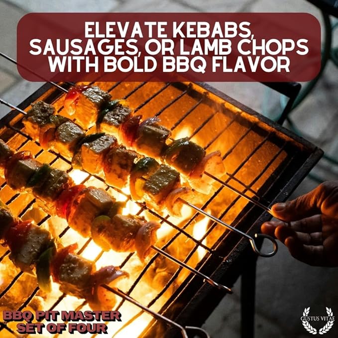 BBQ Pit Master Collection | 4 Gourmet Seasonings &amp Spice Rubs | All Natural Mon GMO | Hand Crafted in Small Batches | Made in USA | Sustainably Sourced Ultra Premium Spices | GLP-1 Friendly | Ma