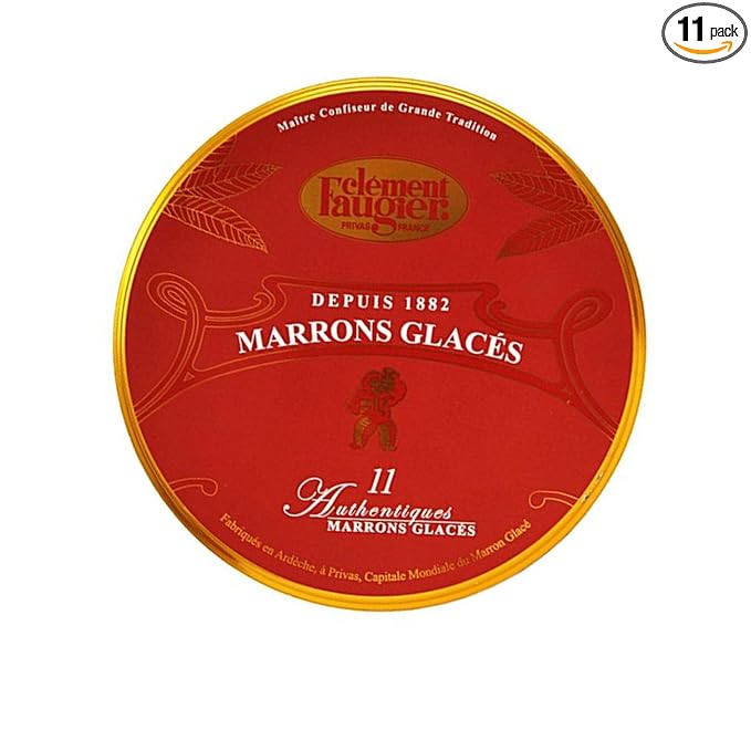 Clement Faugier Candied Chestnuts - Marrons Glaces 7.7 oz. - 11 pieces