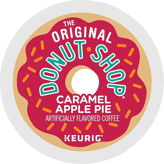 The Original Donut Shop Caramel Apple Pie Coffee Keurig K-Cup Pod Light Roast 60 Count
