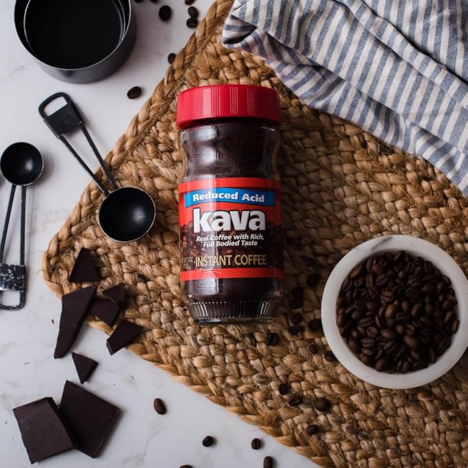 Kava Acid-Neutralized Instant Coffee 4 Ounce (Pack of 12)