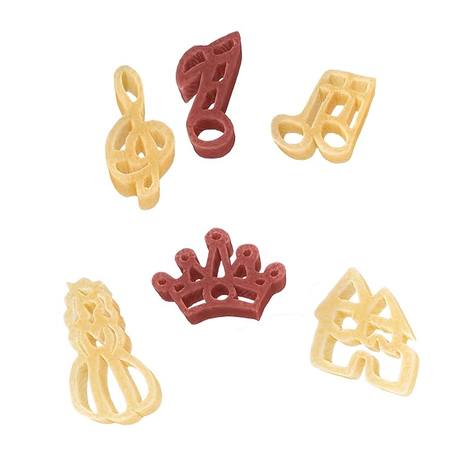 4 Pack: 2 Princess Pasta &amp 2 Music Pasta
