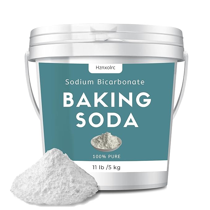 1.1Gallon (11lb) Baking Soda Powder Bulk Premium Sodium Bicarbonate Powder 100% Pure Used for Bread Cookies and Other Baked Goods Also Can Clean and Deodorize