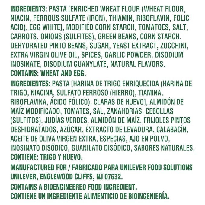 Knorr Professional Soup du Jour Minestrone Soup Mix Vegetarian 0g Trans Fat per Serving Just Add Water 14.9 oz Pack of 4