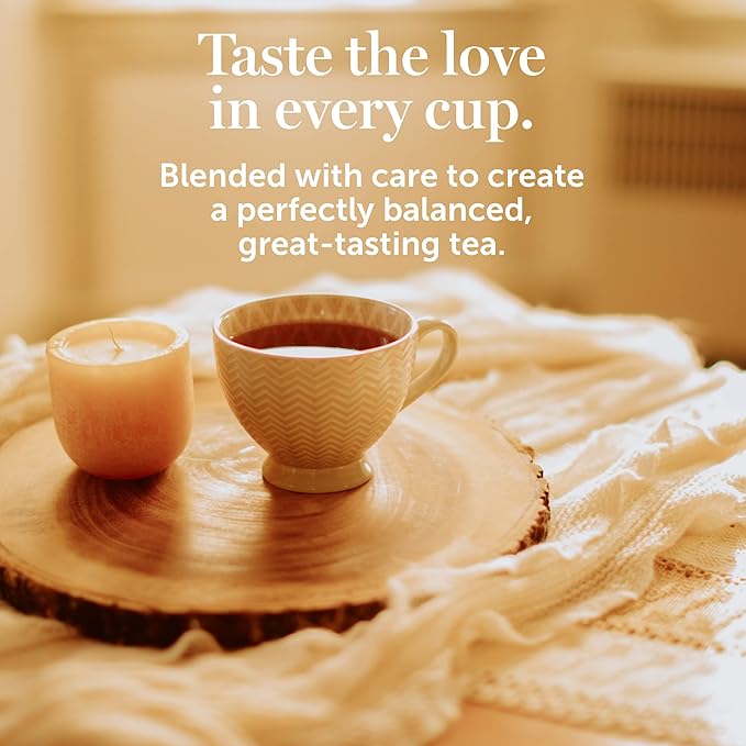 Red Rose English Breakfast Tea Specially Blended Strong Robust Black Tea with 50 Individually Wrapped Tea Bags Per Box (Pack of 6) Contains Caffeine Brew Hot Full Flavored Black Tea in the English Tra