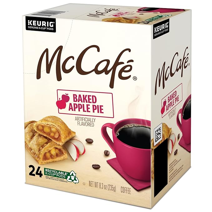 McCafe Baked Apple Pie Coffee Keurig Single Serve K-Cup Pods 96 Count