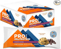 PROBAR Protein Bars Mint Chocolate (12 Count) and Cookie Dough (12 Count) Gluten-Free Non-GMO Plant-Based