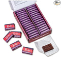 Raaka 100% Dark Chocolate Mini Bars | Unsweetened Bitter No Added Sugar or Artificial Sweeteners | Organic Vegan Gluten Free Paleo Kosher | Box of 30 Individually Wrapped Chocolates