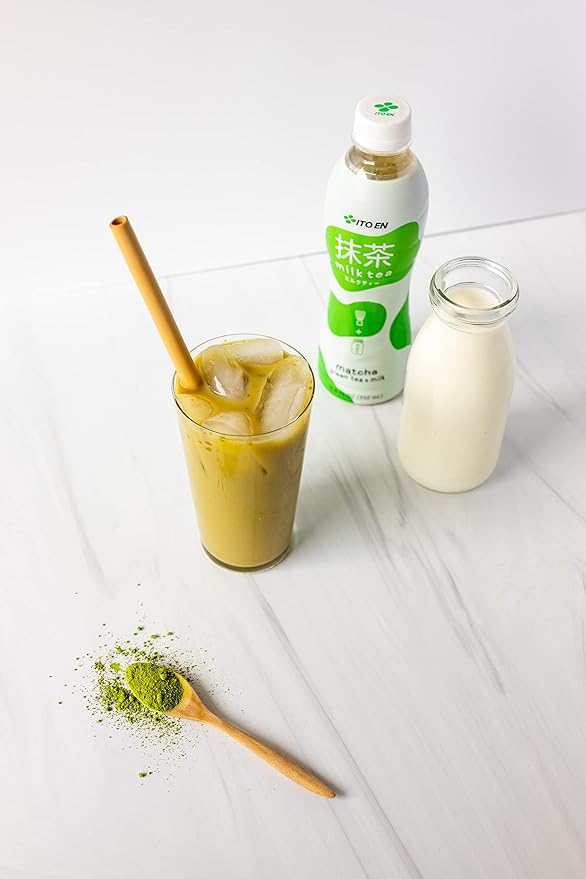 Ito En Matcha Milk Tea Sweetened 11.8 Ounce (Pack of 12)