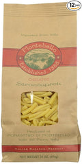 Montebello Organic Strozzapreti Artisan Pasta Non GMO 16 Ounces (Pack Of 12)