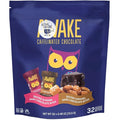 Awake_Caffeinated Chocolate Bites (32 Count. Value Pack) - Salted Almond &amp Salted Caramel Dark Chocolate - 50mg Caffeine Per Bite - Energy Boosting Snack - Individually Wrapped