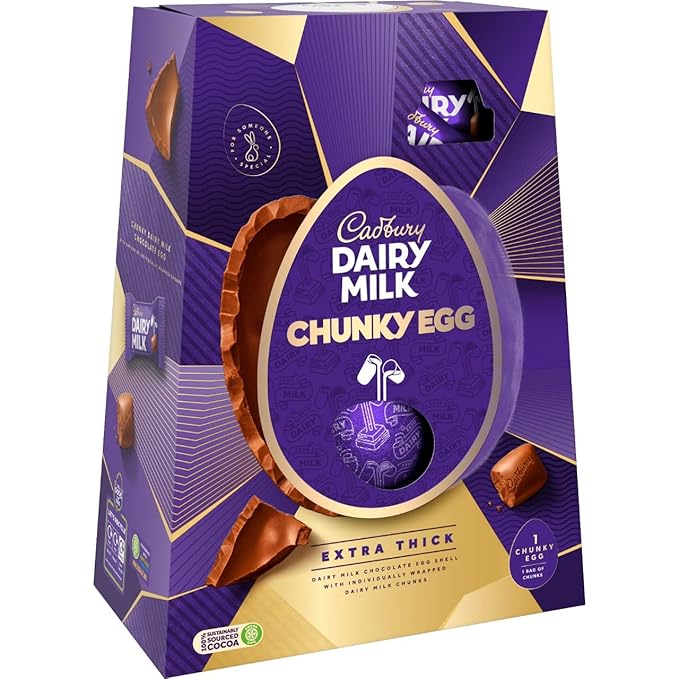 Cadbury Dairy Milk Chunky Ultimate Egg 389g (Pack of 1)