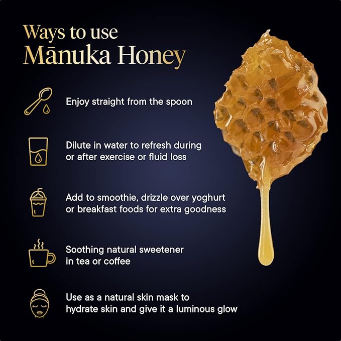 Manuka Health Bundle UMF 13+/ MGO 400+ Manuka Honey (8.8oz Jar) and UMF 6+/MGO 115+ On-The-Go Packets (12 Count) Superfood Authentic Raw Honey from New Zealand
