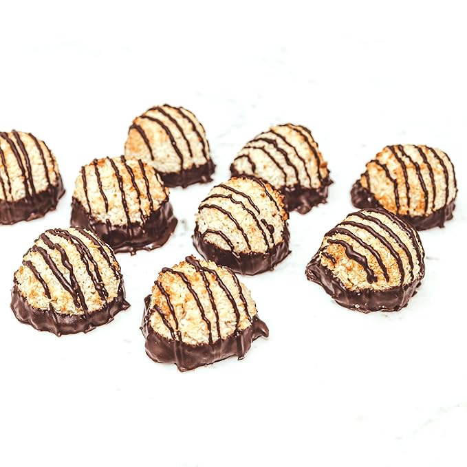CrumbleCrate Coconut Macaroons DIY Baking Kit | Gourmet Cookie Making Set with Pre-Measured Ingredients &amp Tools | Baking Gift for Adults