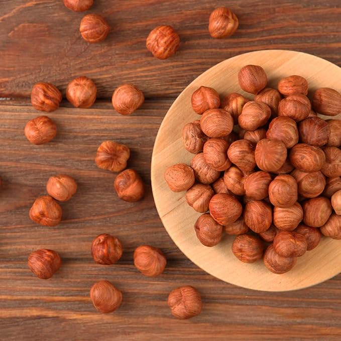 Presto Sales Large Shelled Hazelnuts Raw (AKA Filberts) 16 oz. | Non-GMO Natural Healthy Protein Snack | Keto/Paleo Friendly | Resealable 1 lb bag