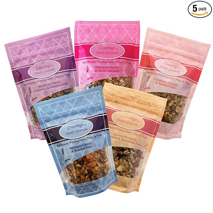 Cravings Daily Granola Variety 5-Pack