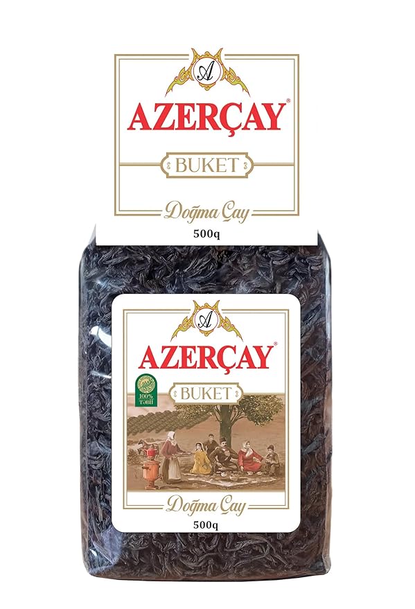 Azercay Black Tea Pekoe Buket 500 G 17 OZ Loose Azerbaijanian Traditional Tea