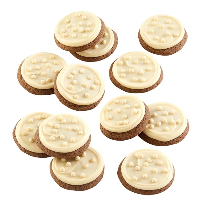 Cheryl's Cookies® Irish Cream and Coffee Buttercream-Frosted Cookie Flavor Box 12 Cookies Individually Wrapped Gourmet &amp Fresh Delivery – St. Patrick's Day Gift for Loved Ones Family Friends