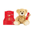 RED Delight®™ Blonde Caramelized White Chocolate 12 Count Box of Grab N Go Travel Size Bars (0.92 Ounces Each) with 14 Plush Teddy Bear (2 Boxes - Total of 24 Bars + 14 Plush Teddy Bear)