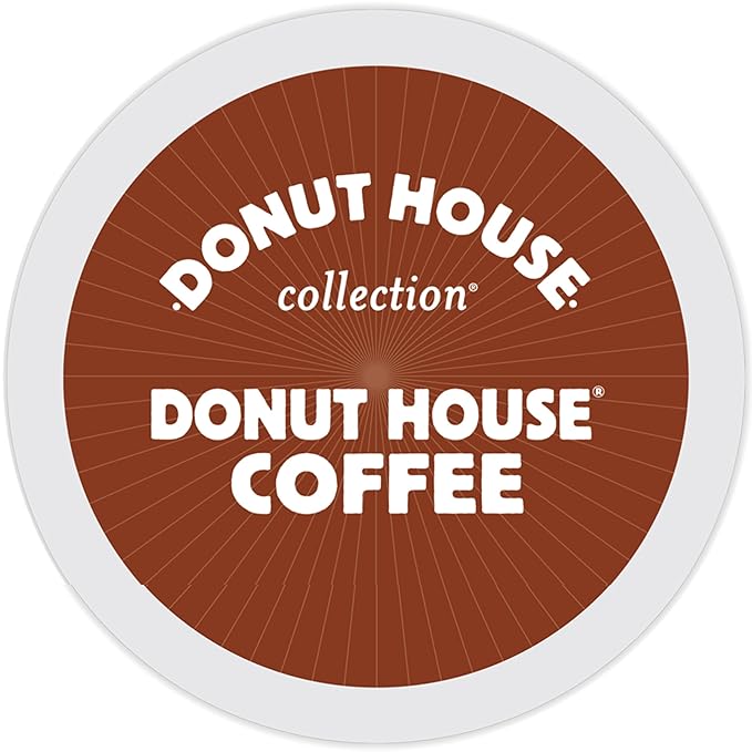 Donut House Collection Donut House Coffee Single-Serve Keurig K-Cup Pods Light Roast 48 Count (2 Boxes of 24 Pods)