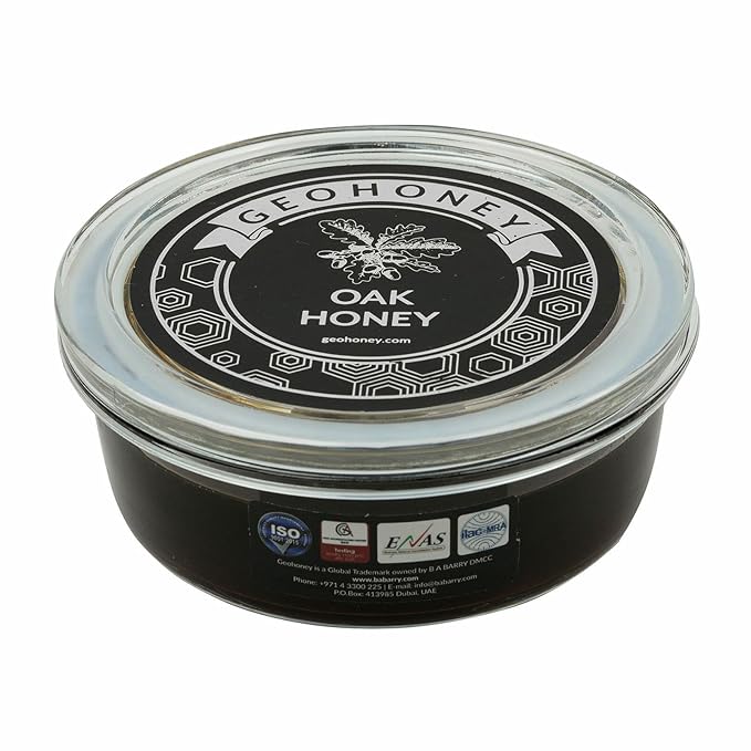 GeoHoney Oak Honey Premium Mountain Tree Honey 450g Deep Woody Flavor