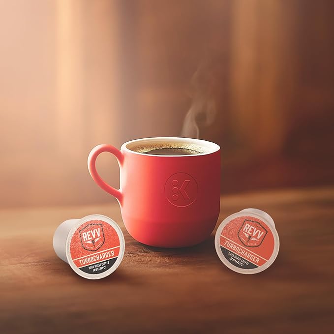 REVV Turbocharger Keurig Single-Serve K-Cup Pods Dark Roast Coffee 96 Count