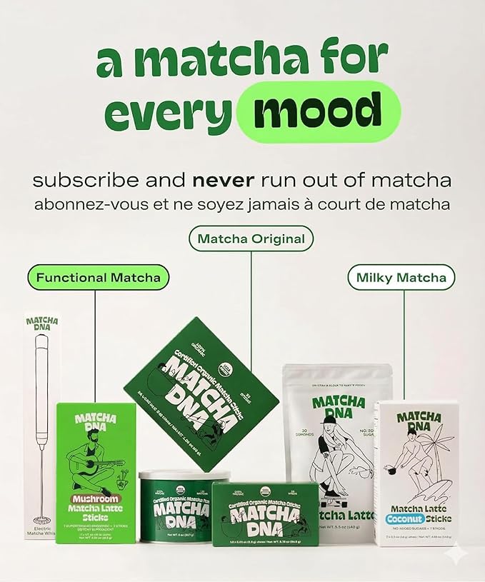 MATCHA DNA Certified Organic Matcha Green Tea Powder (16 oz BAG)