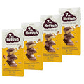 7th Heaven Vegan Soy Milk Chocolate Bars: Peanut Butter Cream - (3.5 oz - 4 Pack) Healthy Chocolate Perfect Valentines Gift For Your Loved Ones 100% Dairy Free Non GMO Kosher Parve Cruelty Free