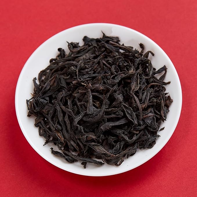 BAMATEA Premium Da Hong Pao Oolong Tea Loose Leaf - Fujian Wuyi Rock Oolong Tea Dahongpao Big Red Robe - High Mountain Chinese Tea 1.76oz (50g)