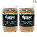 Pork King Good - Pork Rind Breadcrumbs - 2 Pack! Keto Friendly Paleo Gluten-Free Sugar Free Zero Carb Panko Substitute (Two 12 Oz Jars) (Italian 2 Pack)