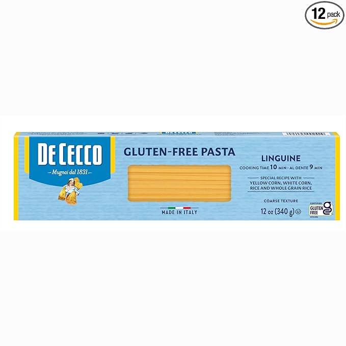 De Cecco Linguine Gluten Free 12 Ounces (Pack of 12)