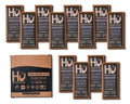 Hu Chocolate Bars | 12 Pack Almond Crunch Chocolate | Natural Organic Vegan Gluten Free Paleo Non GMO Fair Trade Dark Chocolate | 2.1oz Each