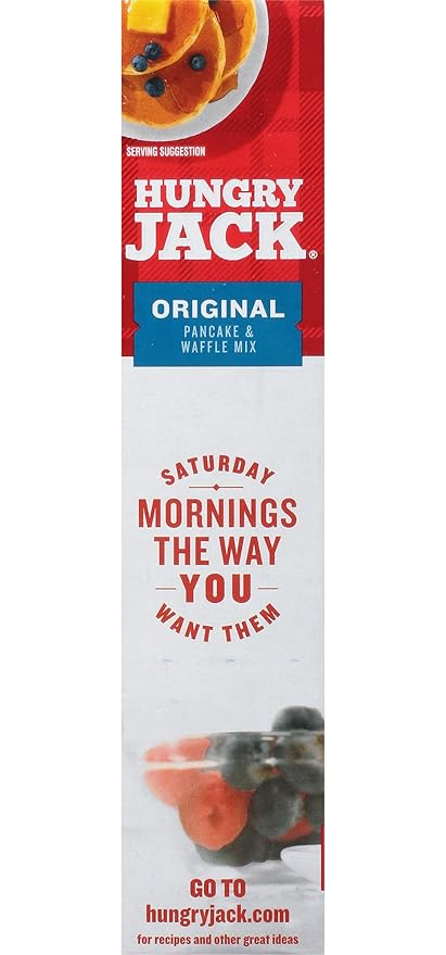 Hungry Jack Original Pancake and Waffle Mix 32 Ounce (Pack of 6)