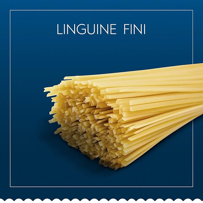 Barilla Linguine Fini Pasta 16 oz. Box (Pack of 20) - Non-GMO Food Groceries Pantry Staples Made with Durum Wheat Semolina - Kosher Certified
