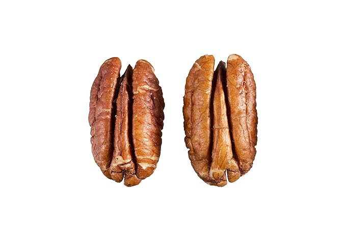 Organic Pecan Bundle – 2 lb Halves + 2 lb Chopped Pecans (4 lbs Total) | USDA Certified Organic | Fresh Natural Bulk Nuts for Baking Snacking &amp Cooking
