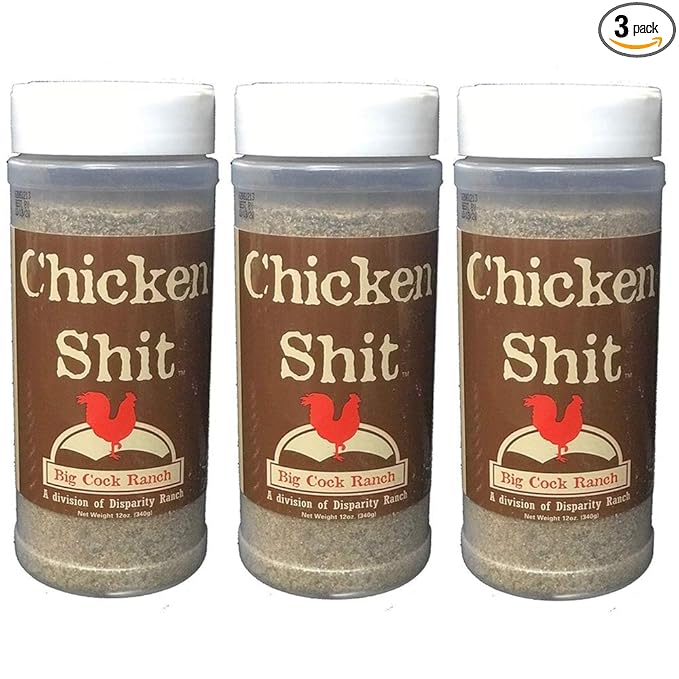 Shit Load Chicken Shit Poultry Seasoning from Big Cock Ranch 12 Ounce (Pack of 3)