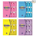 Easter Chicks Marshmallow Peeps Value Pack Bundle: 4 Assorted Colors (Total 60 Chicks)