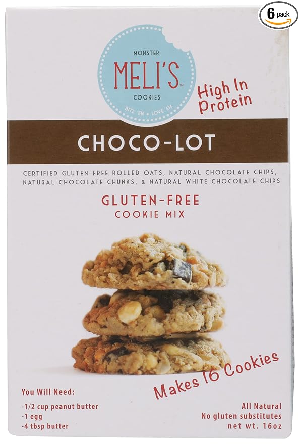 Meli’s Chocolate Chip Mix Natural Gluten Free Kosher Friendly 16 Ounce (Pack of 6)