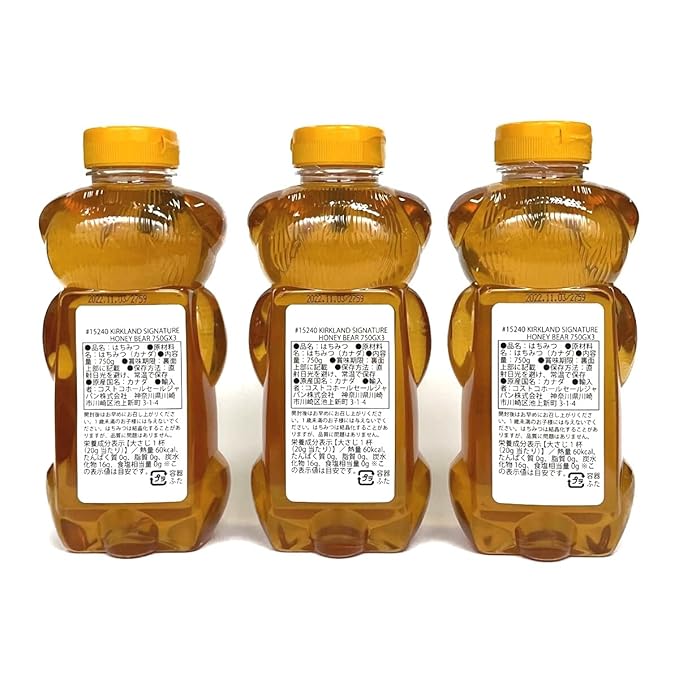 Kirkland 100% Canadian honey (honey honey honey) 750g Canadian Honey (Set of 3) Set of 3