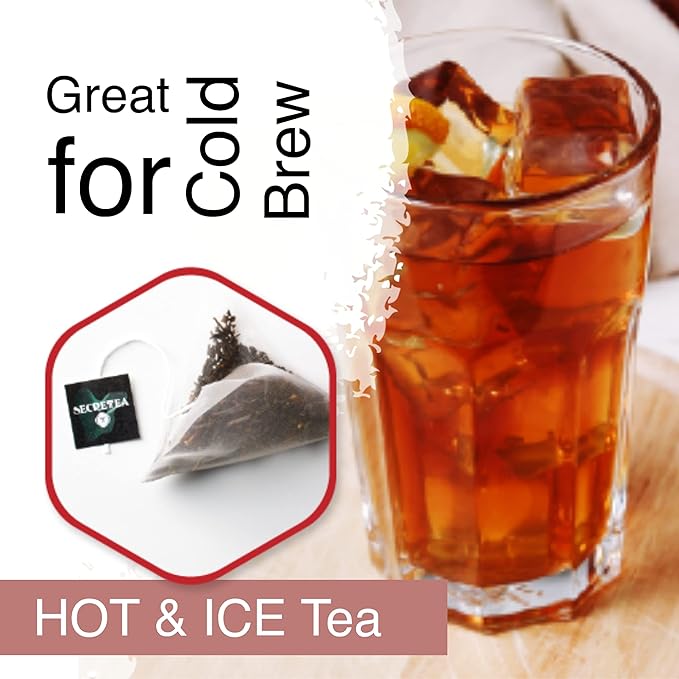 Organic TAIWAN Honey Scented Black tea bag | Sugar Free | Good for Cold brew Tea | Natural Antioxidants 45 Sachet Tea Bags | By T SECRETEA Kissy