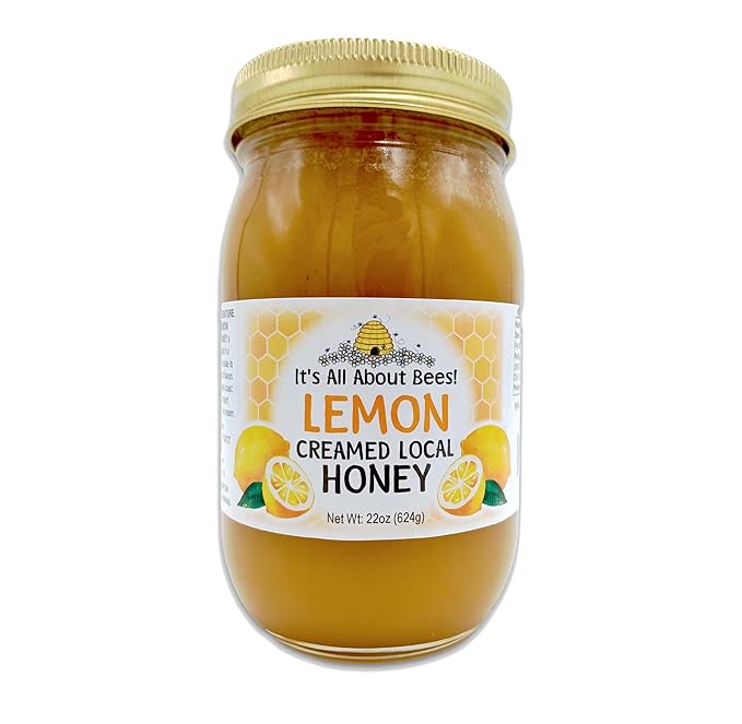 ITS ALL ABOUT BEES! Creamed Honey - Lemon (22 Oz.)