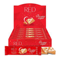 RED Delight®™ Blonde Caramelized White Chocolate 12 Count Box of Grab N Go Travel Size Bars (0.92 Ounces Each) (1 Box - Total of 12 Bars)