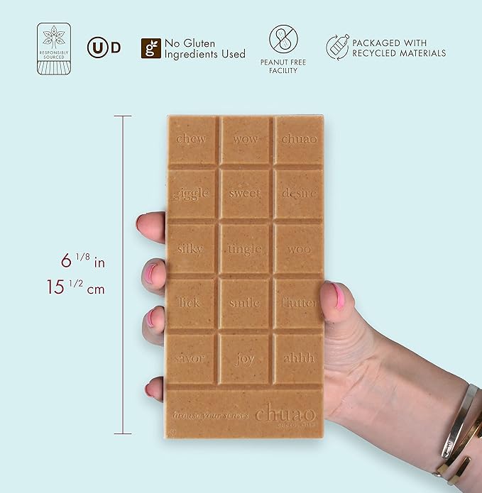 Chuao Chocolatier Carrot Cake White Chocolate Bars | Gourmet Caramel Chocolate Artisan European No Preservatives | For Easter Gift Baskets Christmas Valentines Day Gifts for Women Men Birthday C