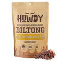 Howdysnax Handcrafted Authentic Small Batch Beef Biltong Traditional Slices 8oz. Sugar Free Paleo Keto Friendly High Protein Jerky Snack (8oz Packs)