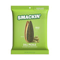 SMACKIN' - Jumbo Roasted Sunflower Seeds No Salty Burn American Made Easy Pour &amp Seal - Dill Pickle 4oz bag (12 Bags)