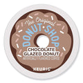Donut House Collection Chocolate Glazed Donut Single-Serve Keurig K-Cup Pods Flavored Light Roast Coffee 24 Count