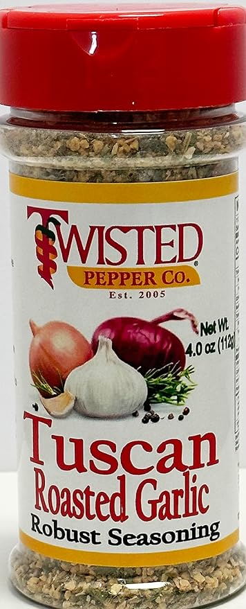 Twisted Pepper Co. Handcrafted Premium BBQ Rubs High Steaks 3 Pack Gift Set Coffee Rub Texas Steak Rub Tuscan Roasted Garlic Low Sodium No MSG Gluten Free 5 oz. bottles Great on Steak Beef