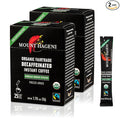 Mount Hagen 25 Count Single Serve Instant Decaf Coffee Packets - 2 Pack | Decaffeinated Organic Medium Roast Arabica Beans | Eco-friendly Fair-Trade [2 x 25 sticks/1.76oz/50g]